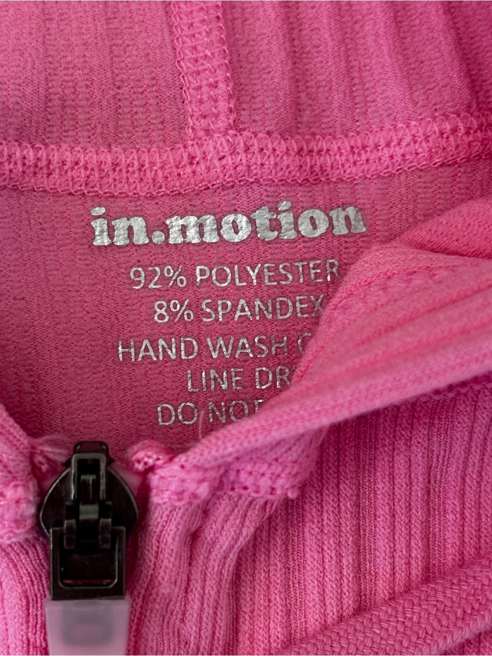 Pink Ribbed 3-Piece Loungewear Set - Tank, Zip Hoodie & Leggings - Picture 2 of 8